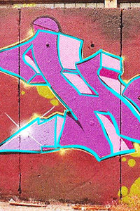 Graffiti Style Outline