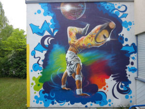 Graffitiauftrag Breaker JuZ Arena