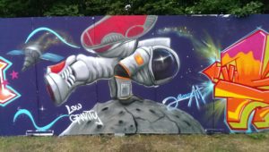 Graffiti B-Boy in Space, Spraybar