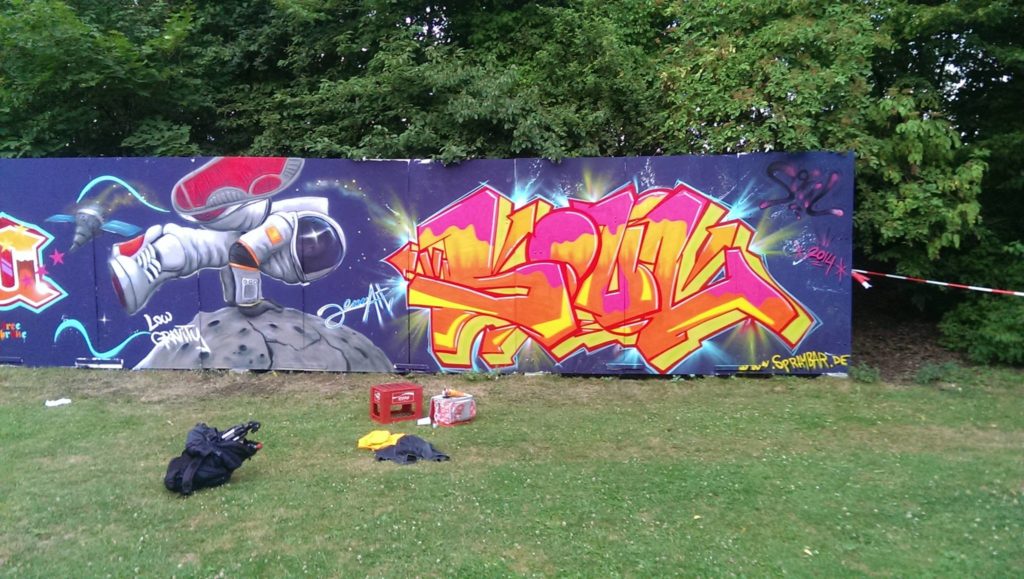 Graffiti in space