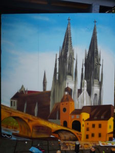 Graffitiauftrag Dom Regensburg