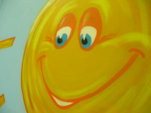 Graffitiauftrag Sonne