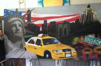 Graffitiauftrag New York Atelier 2