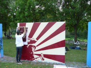 Graffiti Farbenblind