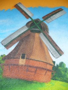 Graffitiauftrag Windmühle Ebner