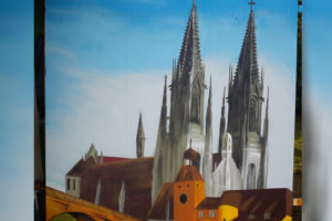 Graffitiauftrag Dom querformat