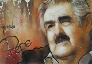 Graffiti Leinwand Pepe Mujica