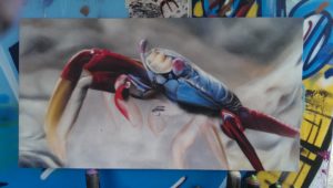 Graffiti Leinwand Entstehung