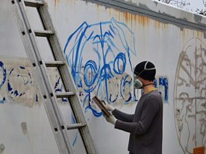 Graffiti Mops_vorzeichnen