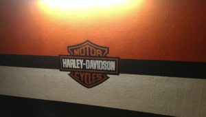 Harley davidson graffiti logo
