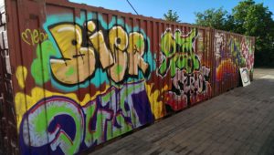 Graffitiauftrag Container Styles Glöckl 1