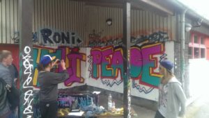 Graffiti Workshop Königswiesen Resultat