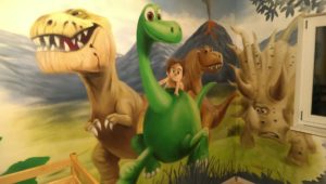Graffitiauftrag Kinderzimmer Arlo und Spot