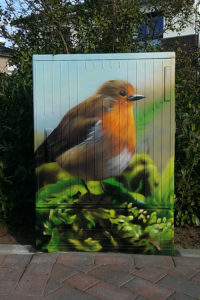 Graffitiauftrag Stromkasten Rellingen
