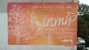 Graffitiauftrag inmir Yoga Hamburg Altona