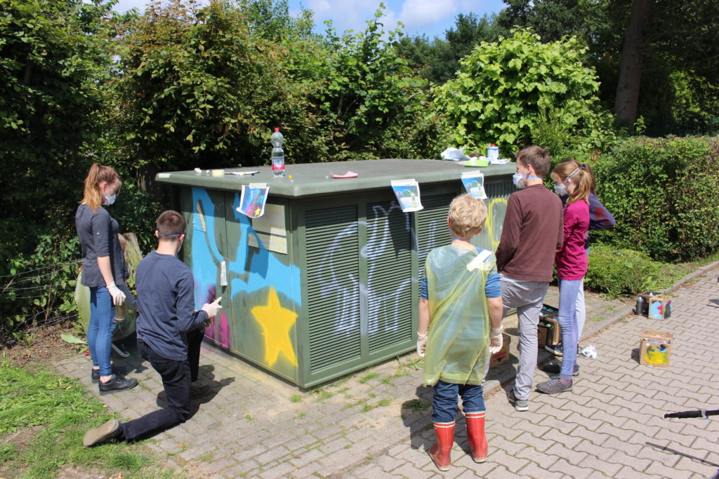 Graffitiprojekt Jugendtreff Kröppelshagen