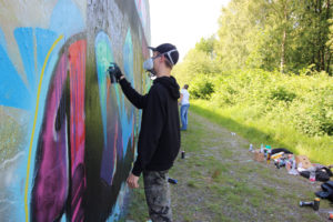 Graffitiworkshop Fortgeschrittene Hall 1