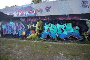 Graffitiworkshop Fortgeschrittene Hall Ergebnis