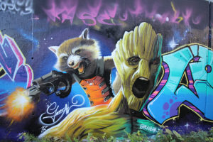 Graffitiworkshop Fortgeschrittene Hall Rocket Groot