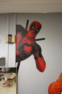 Graffitiauftrag Hyper Gym Deadpool