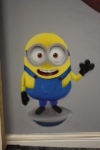 Graffitiauftrag Hyper Gym Minion