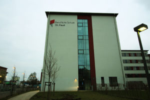 Fassadenbeschriftung Front