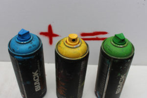 Graffiti-Farben Mischen