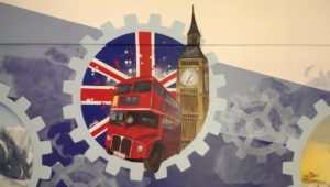 Wandmalerei Graffiti London FH Wedel
