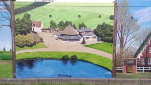 Graffiti Wandbild zeigt den Beckerberg