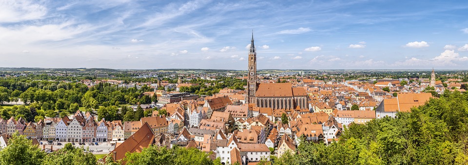 Panoramablick über Landshut