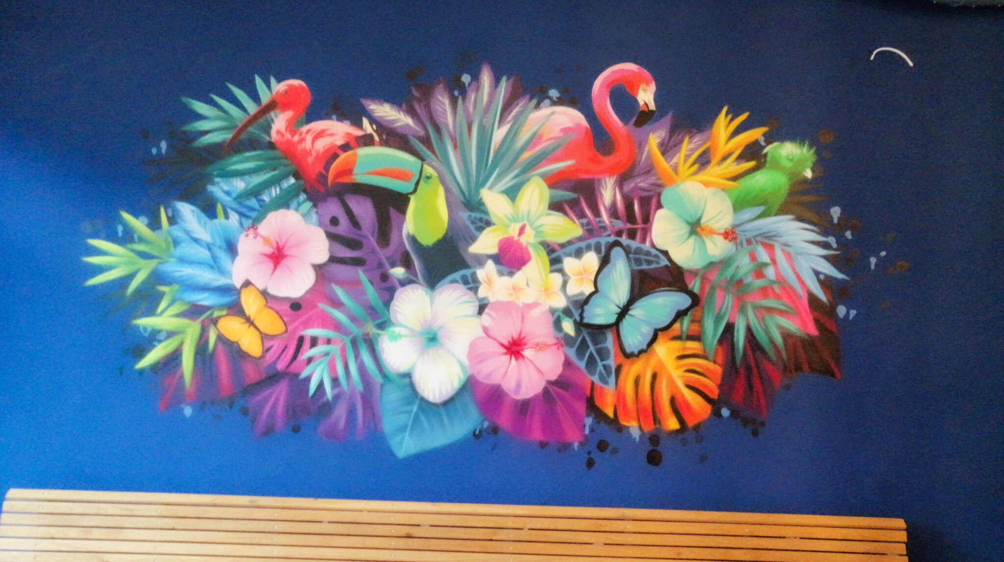 AP_Graffiti im Restaurant Chango